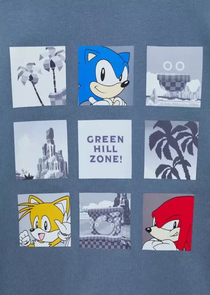 T-shirt Sonic en relief
