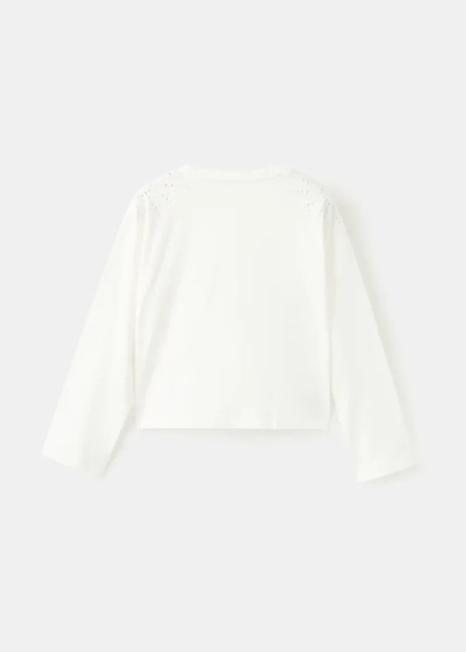 T-shirt à strass scintillants