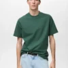 T-shirt texturé coupe classique