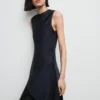 Top asymétrique en satin