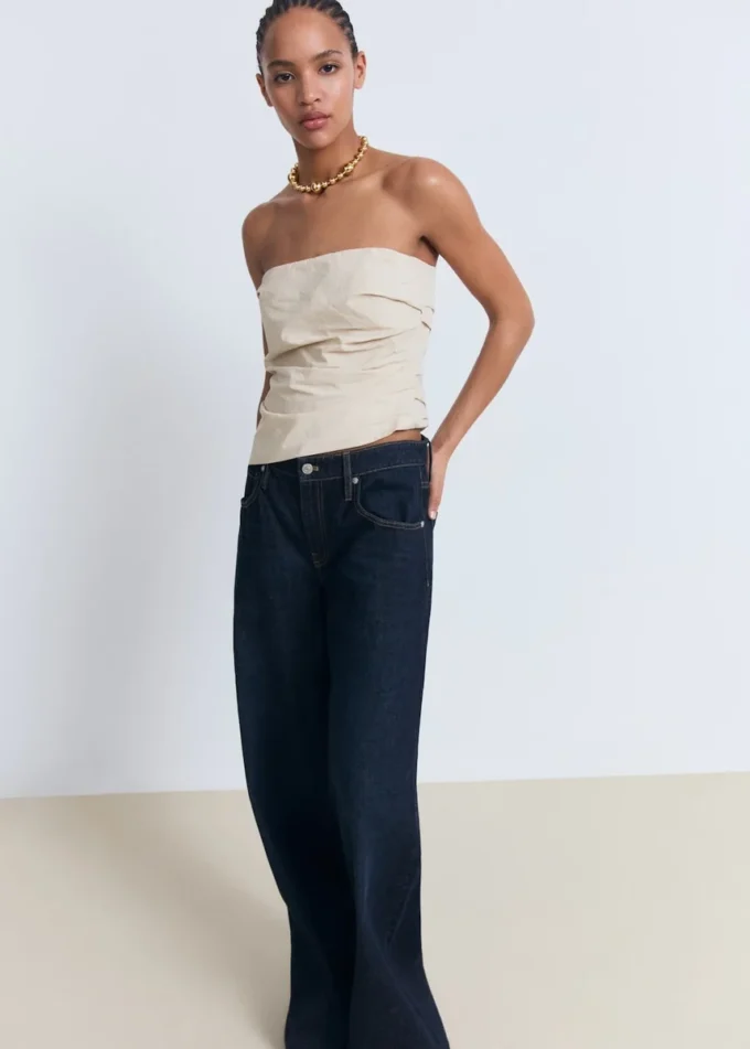 Top asymétrique sans bretelles