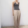 Top en coton dos nu