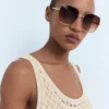 Top en crochet à bretelles