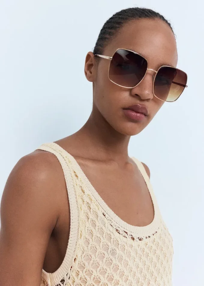 Top en crochet à bretelles
