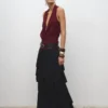Top en maille à encolure en V