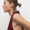 Top en maille à encolure en V