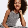 Top à paillettes
