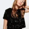 Top à paillettes