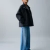 Trench-coat avec boutons décoratifs