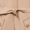 Trench-coat avec doublure en fourrure