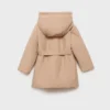 Trench-coat avec doublure en fourrure