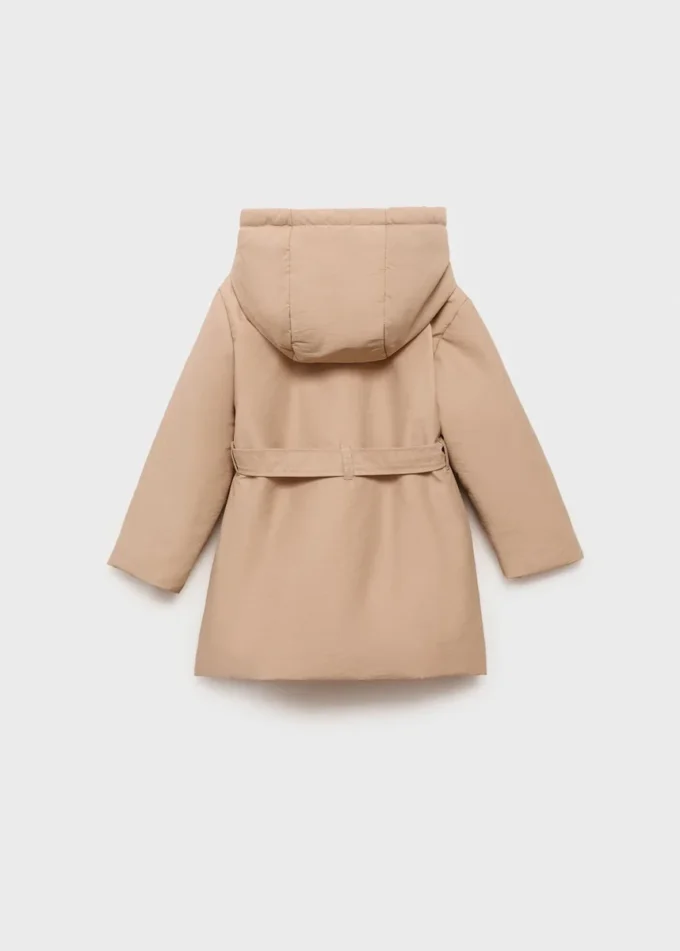 Trench-coat avec doublure en fourrure