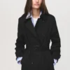 Trench-coat classique avec ceinture