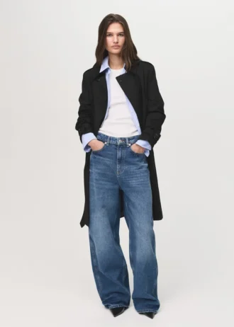 Trench-coat classique avec ceinture