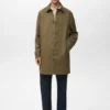 Trench-coat classique hydrofuge