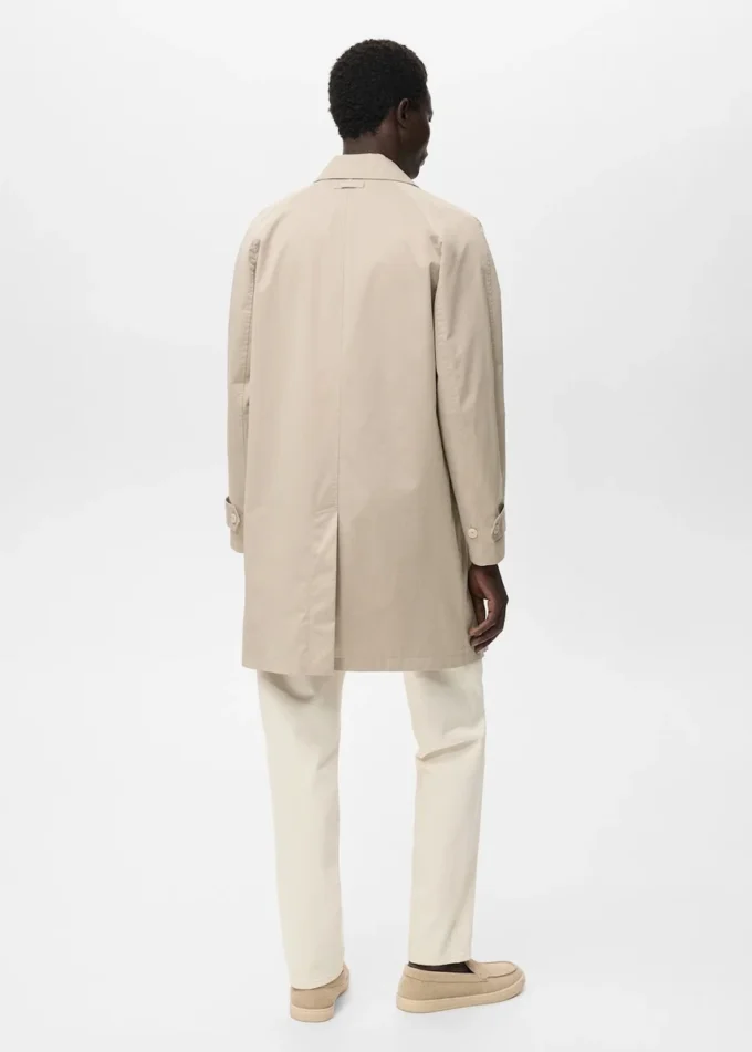 Trench-coat classique hydrofuge