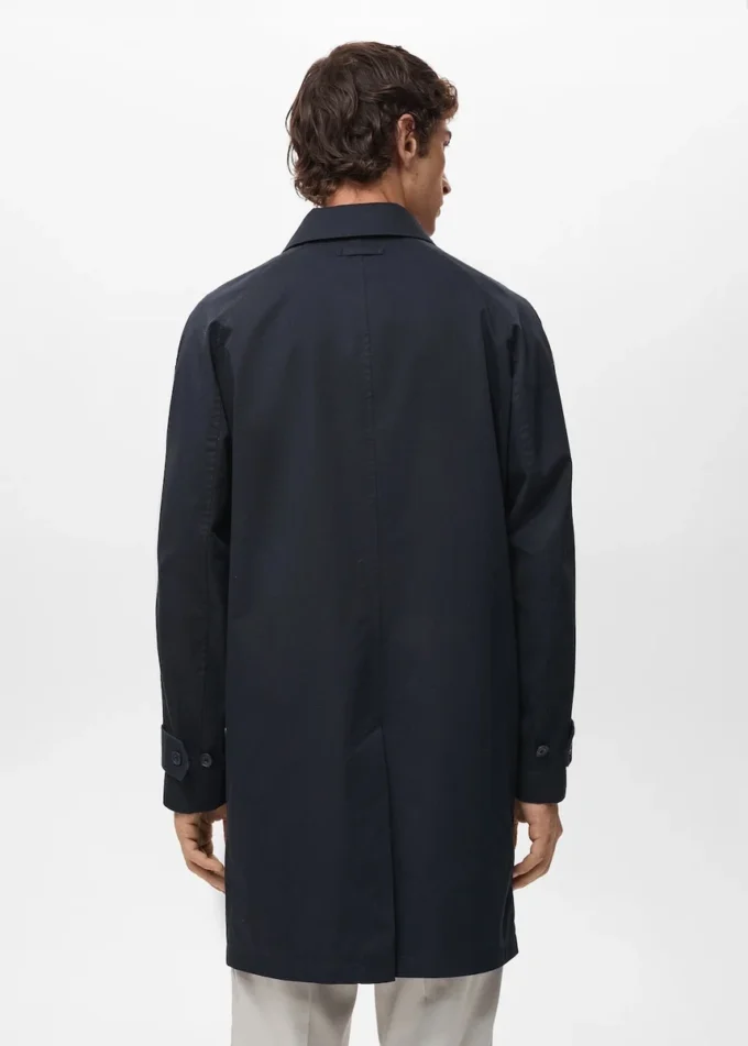 Trench-coat classique hydrofuge