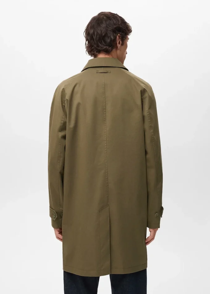 Trench-coat classique hydrofuge