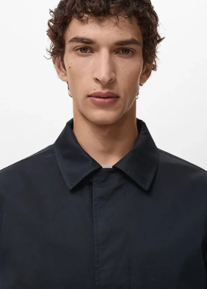 Trench-coat classique hydrofuge