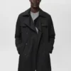 Trench-coat imperméable avec ceinture