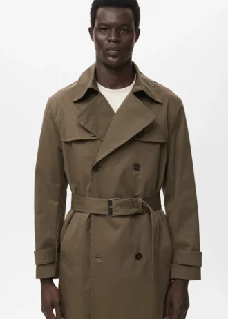 Trench-coat imperméable avec ceinture