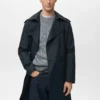 Trench-coat imperméable avec ceinture