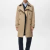 Trench-coat imperméable avec ceinture