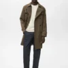 Trench-coat imperméable avec ceinture