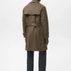 Trench-coat imperméable avec ceinture