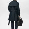 Trench-coat imperméable avec ceinture