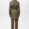Trench-coat imperméable avec ceinture