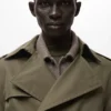 Trench-coat imperméable avec ceinture