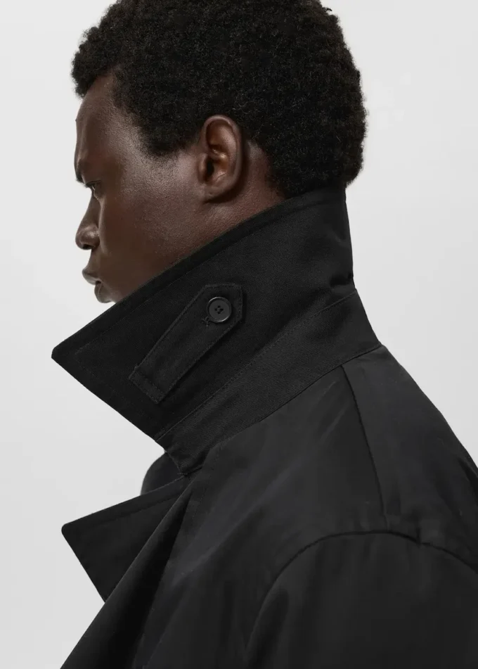 Trench-coat imperméable avec ceinture