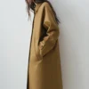 Trench-coat long 100 % coton