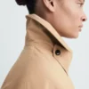 Trench-coat long avec ceinture