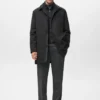 Trench-coat matelassé déperlant