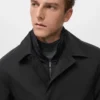 Trench-coat matelassé déperlant