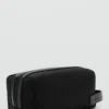 Trousse de toilette avec détails en cuir