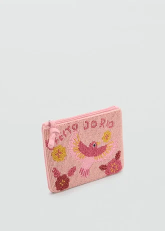 Trousse de toilette avec motif perlé
