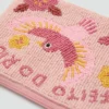 Trousse de toilette avec motif perlé
