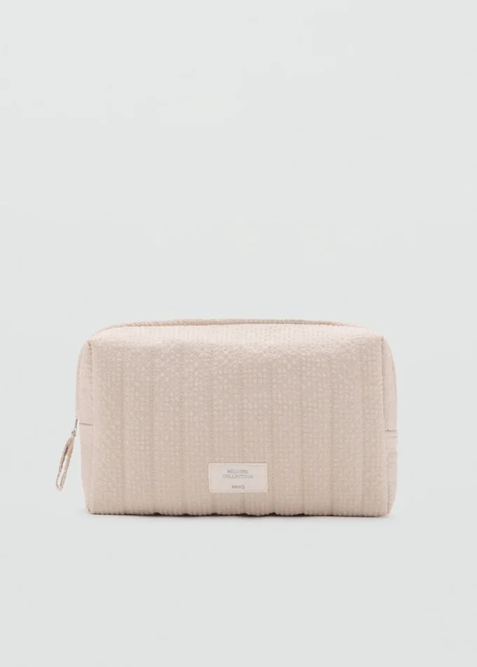 Trousse de toilette texturée