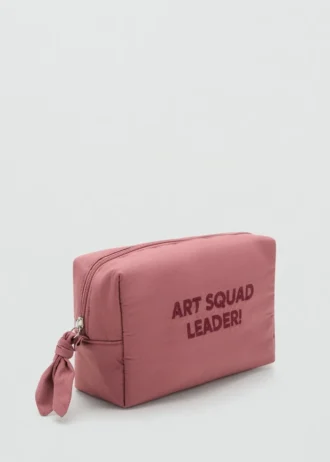 Trousse à maquillage brodée