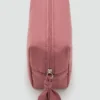Trousse à maquillage brodée