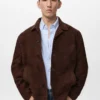 Veste 100 % cuir avec poches