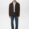 Veste 100 % cuir avec poches