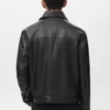 Veste 100 % cuir avec poches