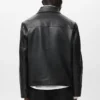 Veste 100 % cuir avec poches