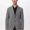 Veste ajustée à chevrons