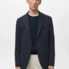Veste ajustée à chevrons