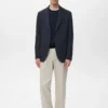 Veste ajustée à chevrons
